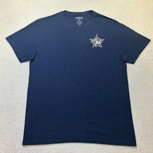 Viintage PBR T-Shirt Sacramento Y2K Graphic Print Men's Size Large Blue